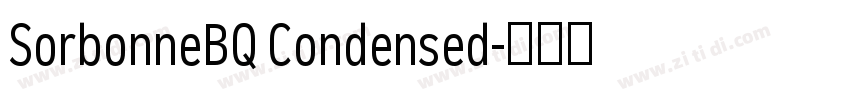 SorbonneBQ Condensed字体转换 SorbonneBQ Condensed字体转换